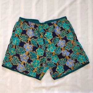 Vintage Y2K Catalina Swim Trunks Board Shorts Tropical